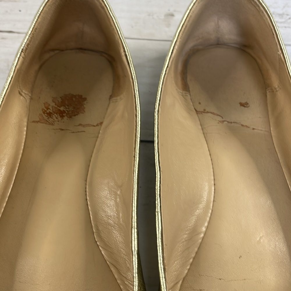 Coach Gold Chelsea Ballet Flat - Picture 8 of 9